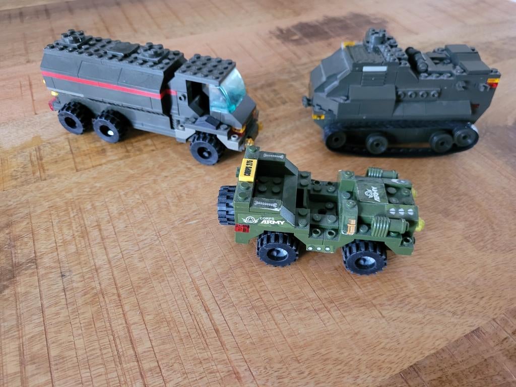 Legervoertuigen,  bricks, Ophalen of Verzenden