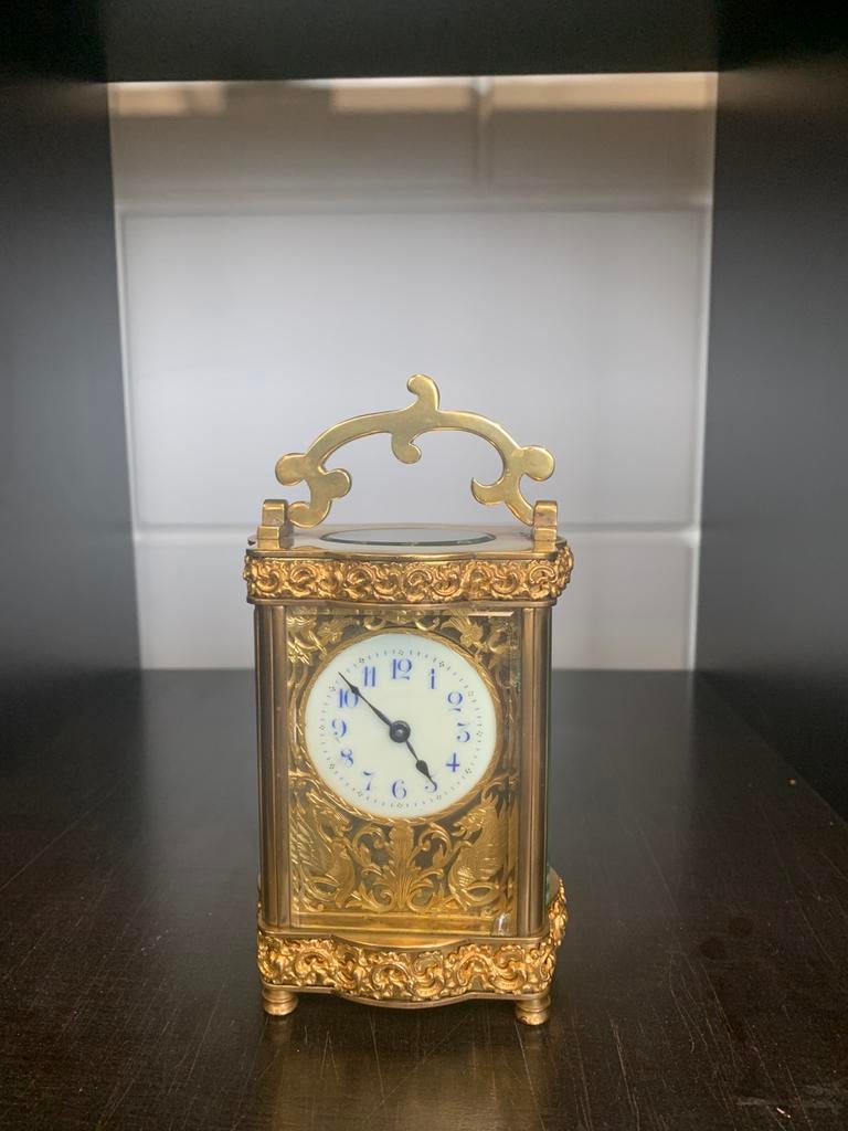 Zeer zeldzame reisklok, Antiek en Kunst, Antiek | Klokken, Ophalen of Verzenden