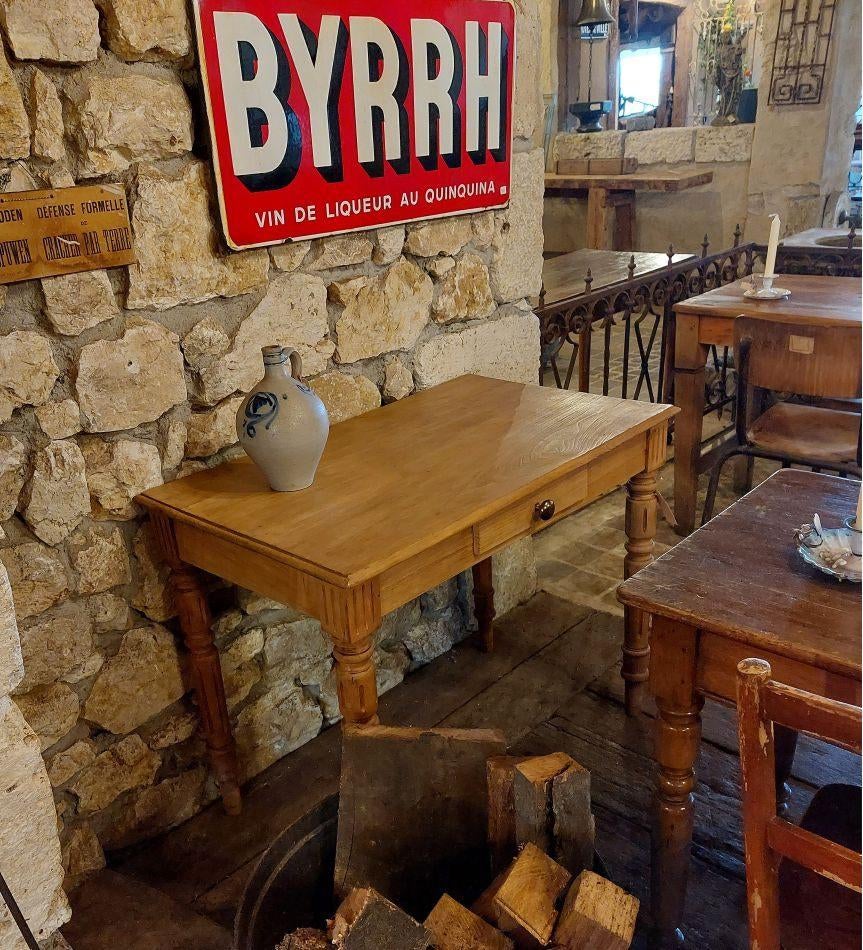 decoratief oud keukentafeltje laptoptafel met lade, Ophalen