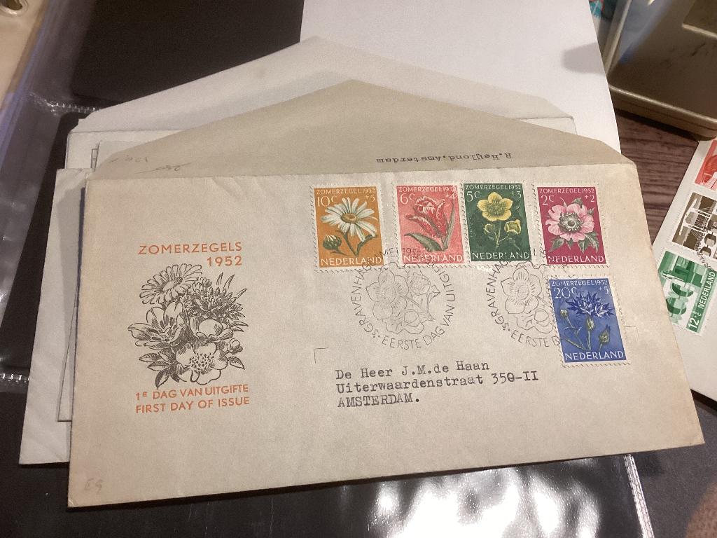No9133 E9 gelopen Heb ook van Nederland jaargangen fdc 1963, Postzegels en Munten, Postzegels | Eerstedagenveloppen, Ophalen of Verzenden