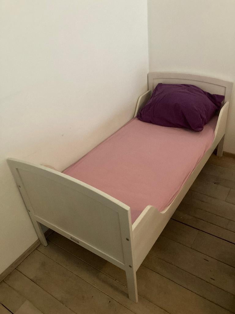 juniorbed, Gebruikt, 70 tot 85 cm, 140 tot 160 cm, Ophalen
