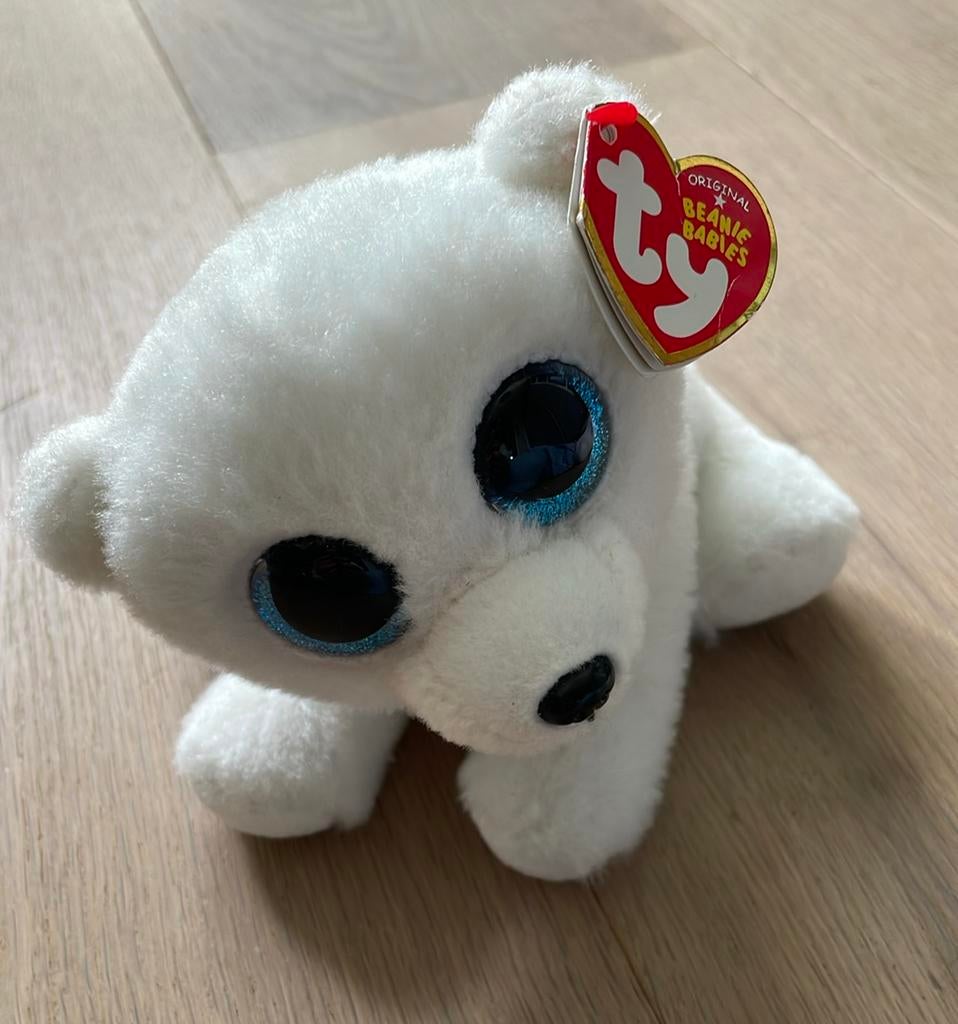 Ty beanie baby bear ijsbeer Ari, Ophalen of Verzenden, Nieuw, Overige typen