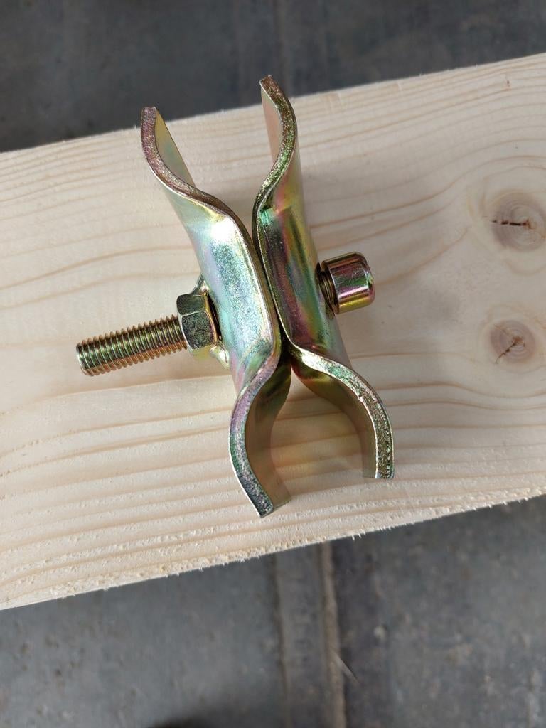 Bouwhekklemmen klemmen beugels
Bouwhek steigerbuis hekklem, Ophalen of Verzenden, Nieuw, Overige typen