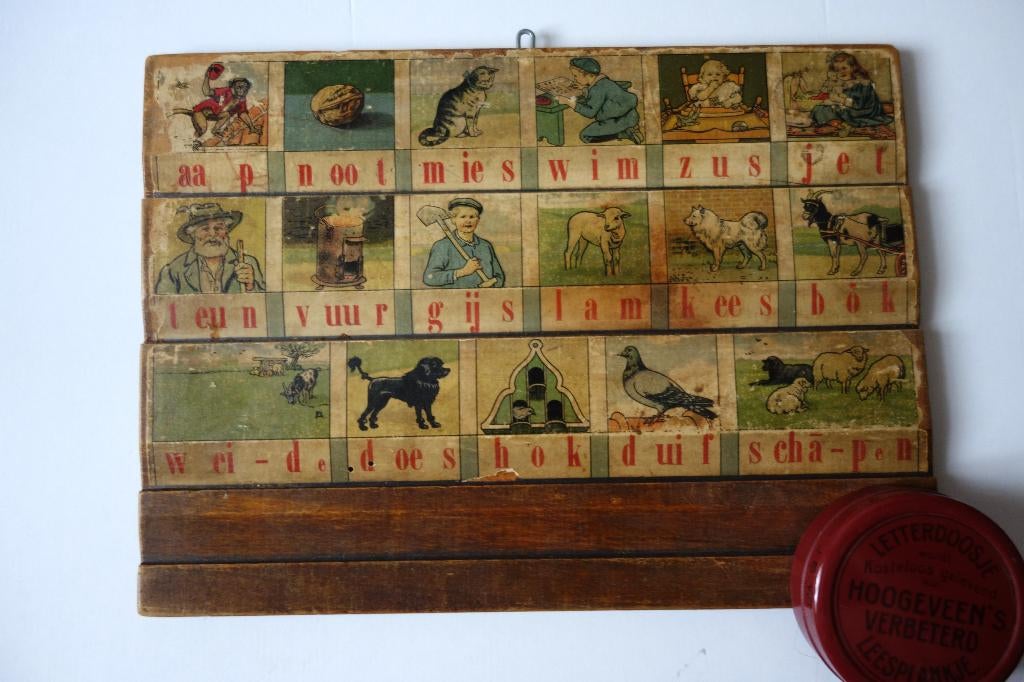 Aap-Noot-Mies plankje, Ophalen of Verzenden, Gebruikt