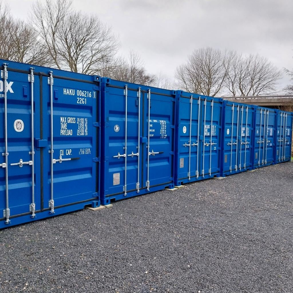 Opslag ruimte Leeuwarden 33m3 in nieuwe container, Opslag