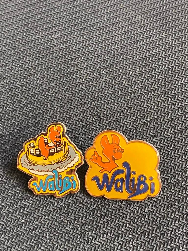 Walibi pin set, Verzenden, Zo goed als nieuw