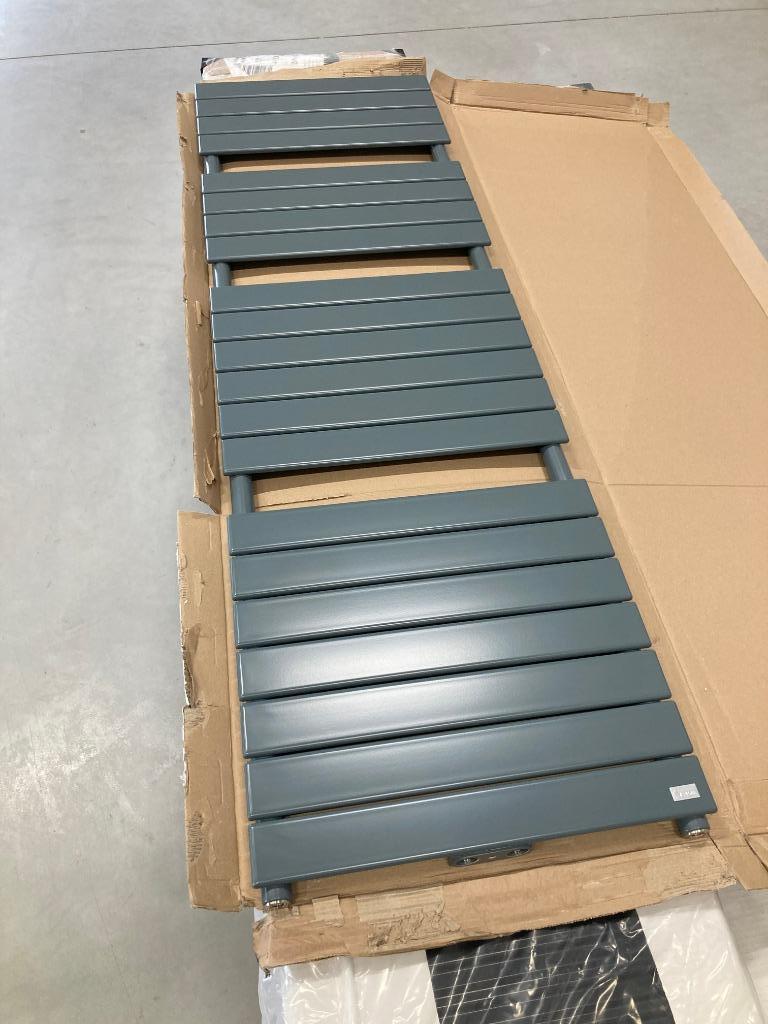 Mooie Vasco Aster HF-A designradiator 1471 x 450 RAL 7031, 500 tot 800 watt, Radiator, Nieuw, Minder dan 60 cm