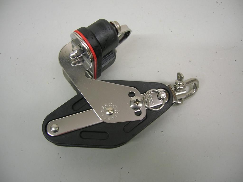 Enkelschijfs Grootschootblok, Talieblok, klem hondsvot 12 mm, Watersport en Boten, Accessoires en Onderhoud, Ophalen of Verzenden