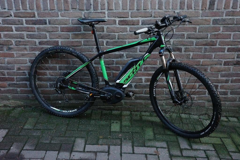 Scott Aspect eRide elektrische mountainbike + Bosch motor, Zo goed als nieuw, 50 km per accu of meer, 55 tot 59 cm, Ophalen
