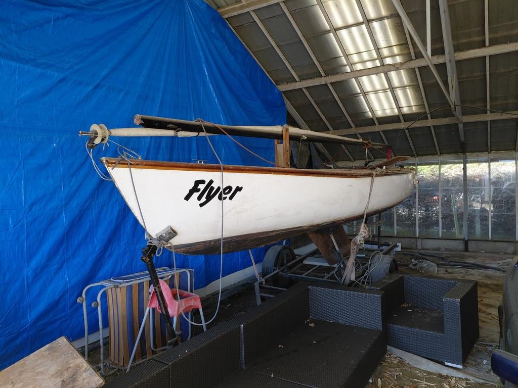 Flytour vaarklaar met rolfok en afdekzeil inclusief trailer, Watersport en Boten, Zeilen en Zeiltoebehoren, Ophalen, Gebruikt