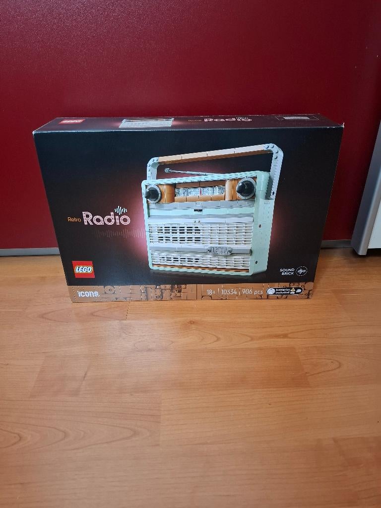 Lego Icons 10334 Retro Radio, Ophalen of Verzenden, Nieuw, Complete set, Lego
