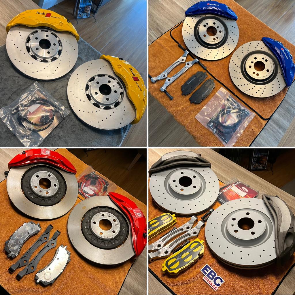 Big brake kit Audi Volkswagen Seat Skoda VAG. 350-420mm, Auto-onderdelen, Ophalen of Verzenden, Gereviseerd, Audi