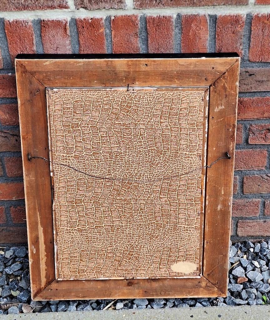 Oude Chassart reclame poster in lijst., Verzamelen, Merken en Reclamevoorwerpen, Ophalen, Reclamebord, Gebruikt, .