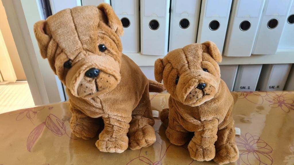 Twee pluchen honden. Nieuw., Ophalen of Verzenden, Nieuw, Hond