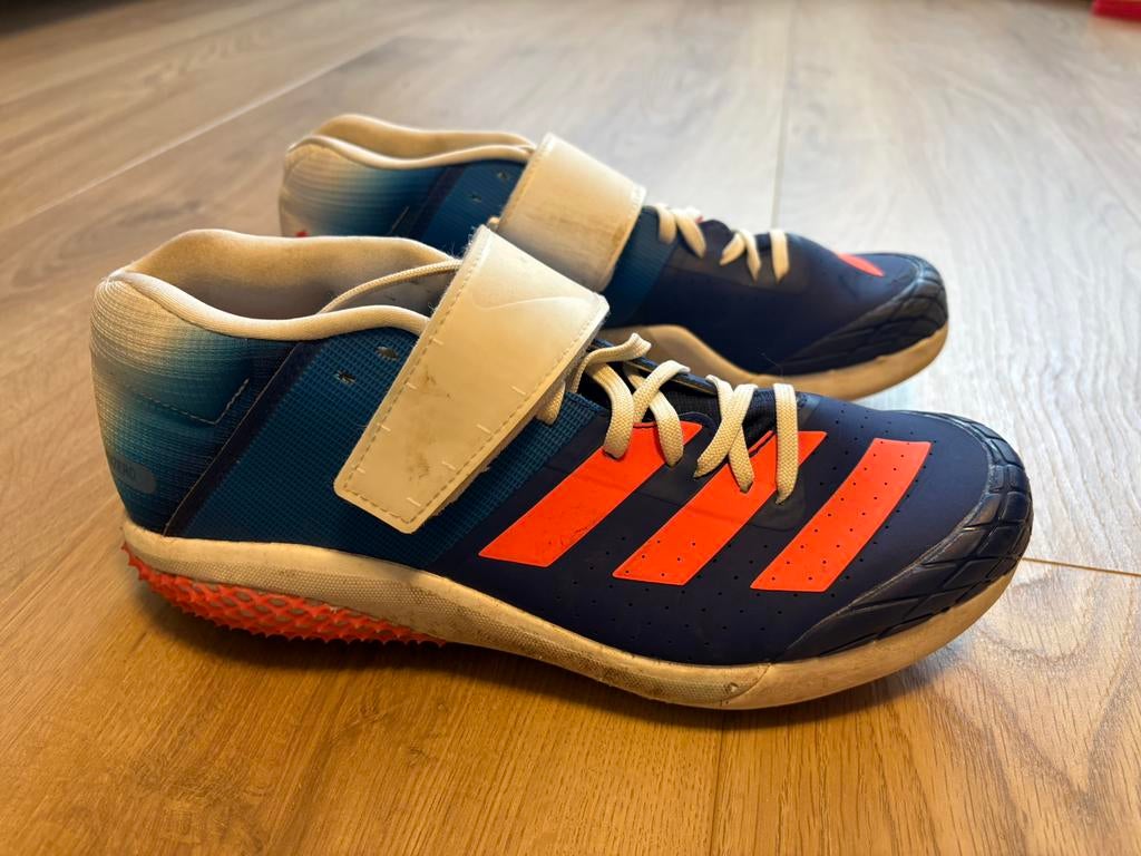 Speerwerp spike van Adidas maat 44 2/3, Sport en Fitness, Loopsport en Atletiek, Ophalen of Verzenden, Gebruikt, Spikes, Adidas