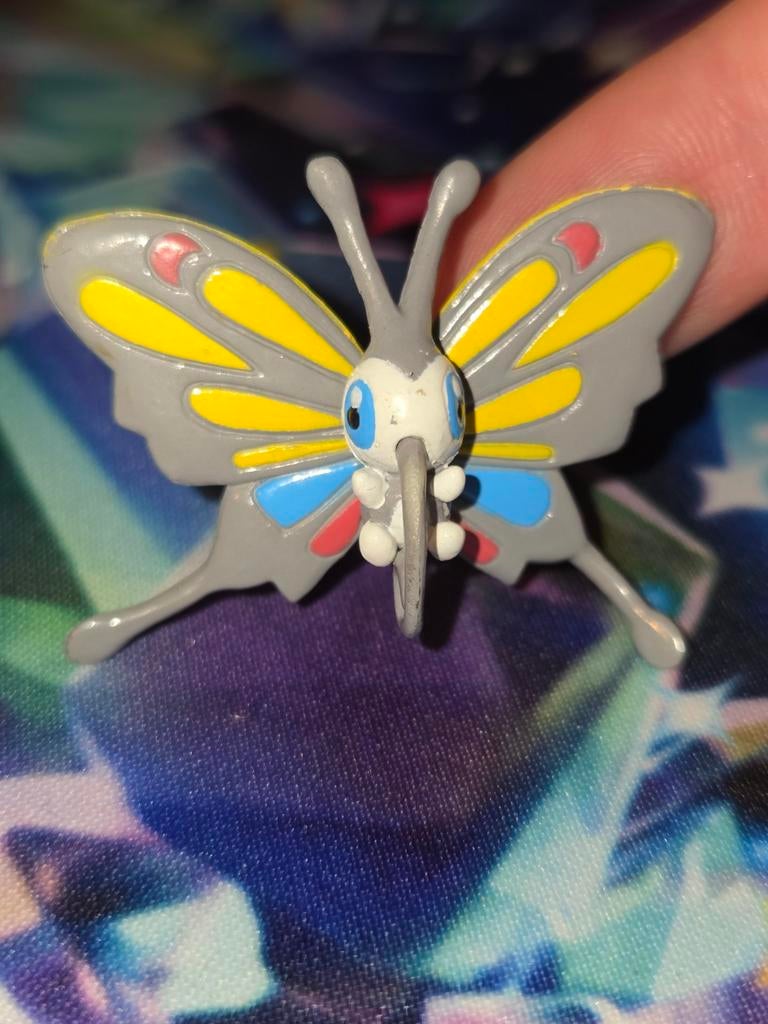 Pokémon Butterfree Mini Figuur Poppetje, Ophalen of Verzenden