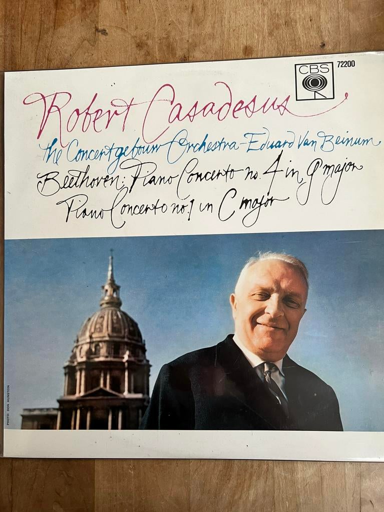 Lp beethoven pianoconcert 1 en 4, Cd's en Dvd's, Ophalen, Gebruikt