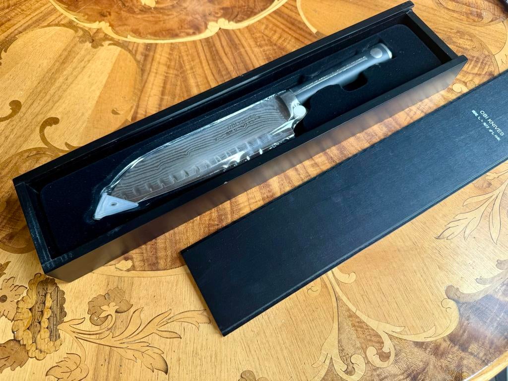 Damascus Japans Mes - Laatste 8 stuks!, Ophalen of Verzenden, Nieuw, Rvs of Chroom, Los bestek