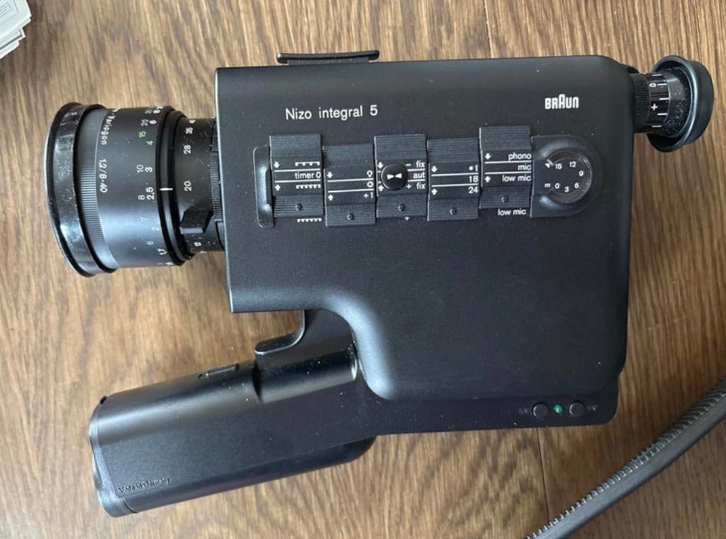 Braun Nizo Integral 5 Super 8 Filmcamera – Complete Set –, Ophalen of Verzenden, 8mm