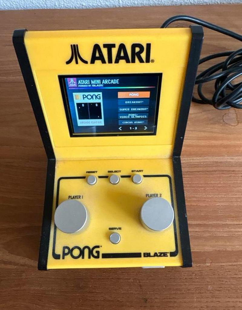 Atari Pong Blaze Mini Arcade - niet meer verkrijgbaar!, Verzenden, Zo goed als nieuw, Overige modellen