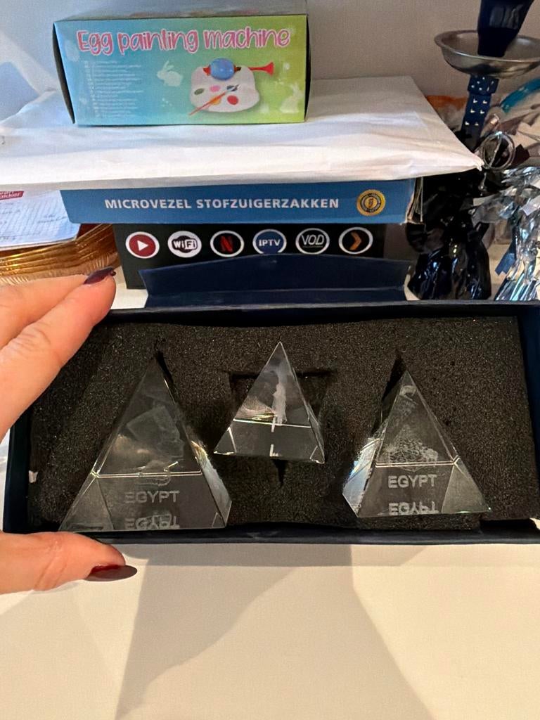 Egyptische Piramide Beeldjes Set, Verzamelen, Lord of the Rings, Ophalen of Verzenden, Nieuw, Beeldje of Buste