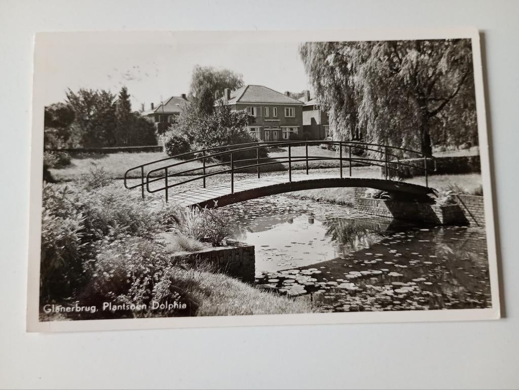Glanerbrug Plantsoen Dolphia 1960, Verzamelen, Ophalen of Verzenden, 1940 tot 1960, Gelopen, Overijssel