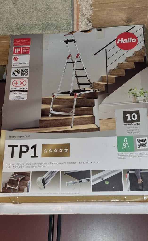 Hailo TP1 trapplateau traphulp trapbordes klussen, Ophalen, Minder dan 2 meter