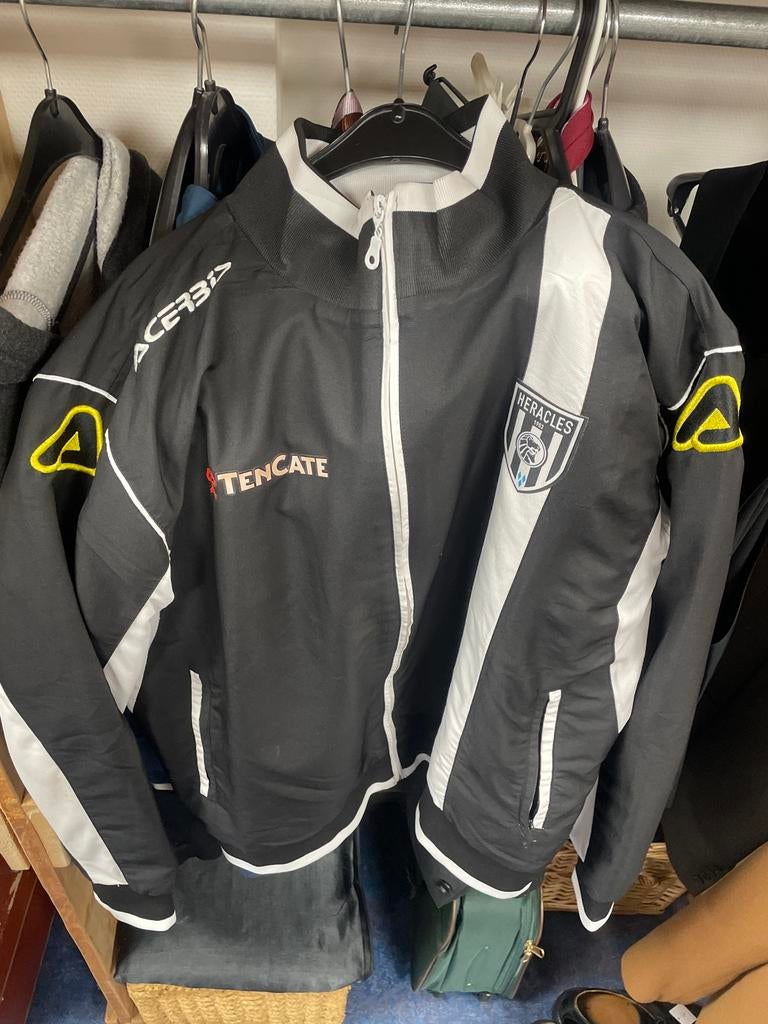 Acerbis Heracles trainingsjack zwart maat l, Ophalen of Verzenden, Zo goed als nieuw, Maat 52/54 (L), Zwart