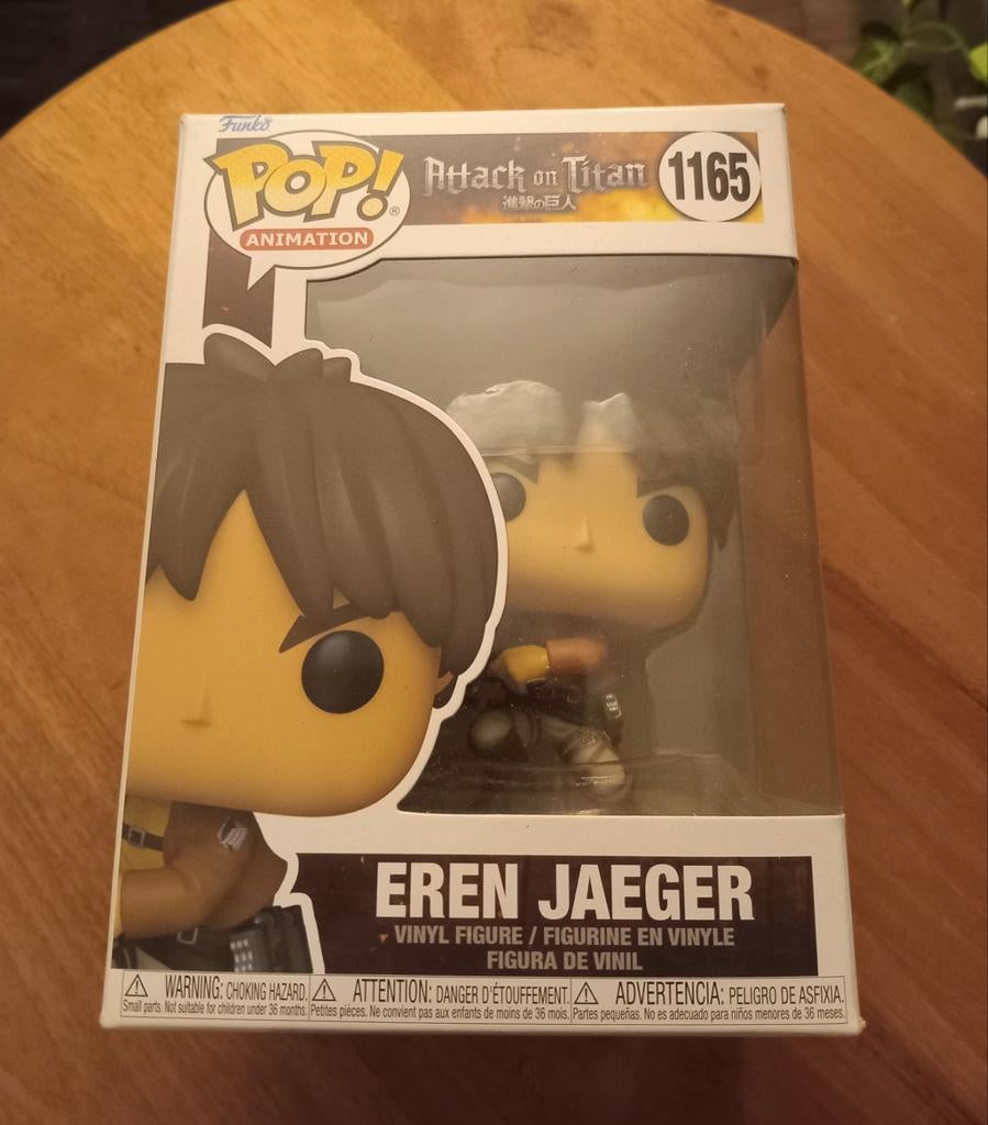 Funko pop"Eren Jaeger Attack on Titan", Verzamelen, Poppetjes en Figuurtjes, Ophalen of Verzenden, Zo goed als nieuw