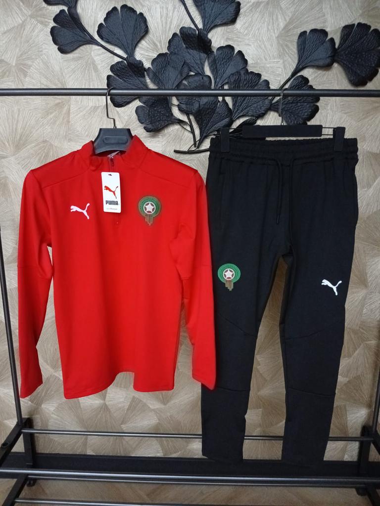 Marokko trainingspakken, Ophalen, Zwart, Nieuw, Overige maten