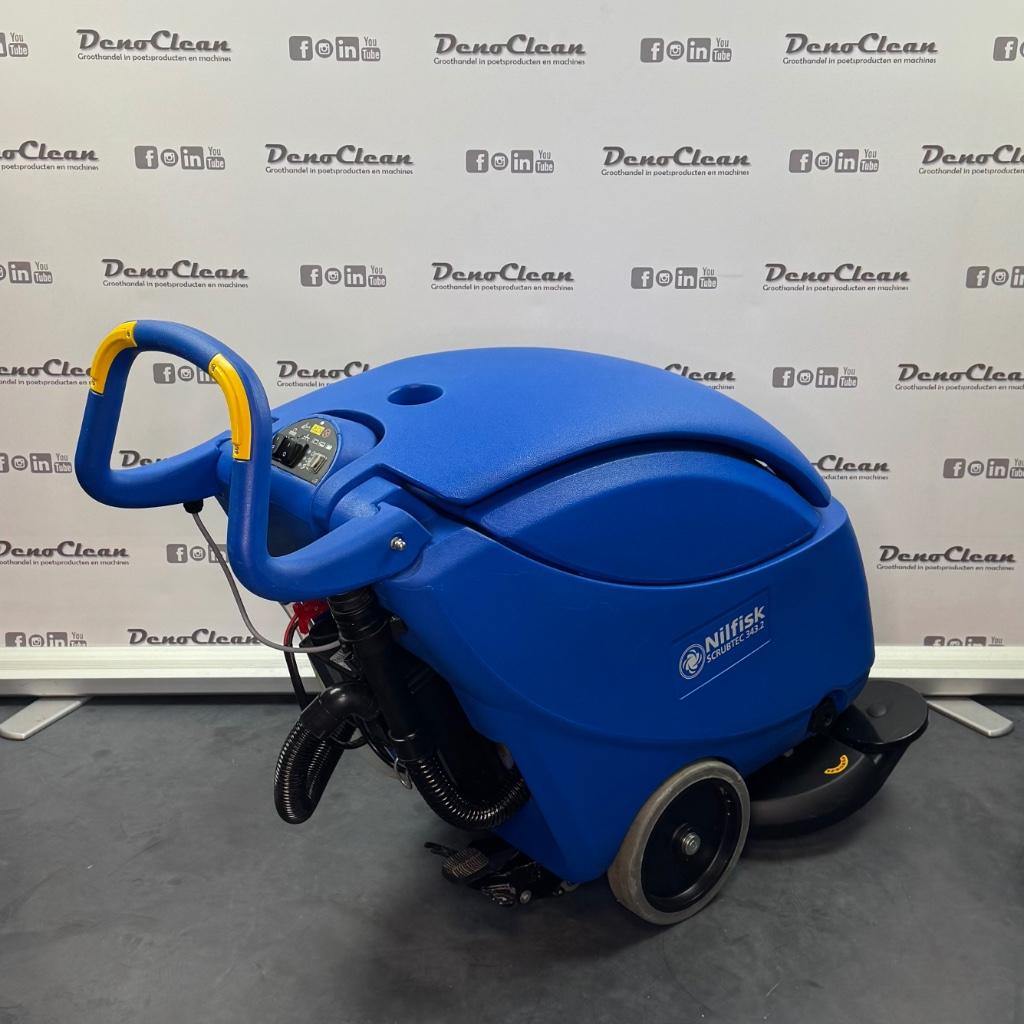 Nilfisk SCRUBTEC 343.2 schrobzuigmachine te koop / te lease, Gebruikt, Schrobmachine, DenoClean, Ophalen of Verzenden