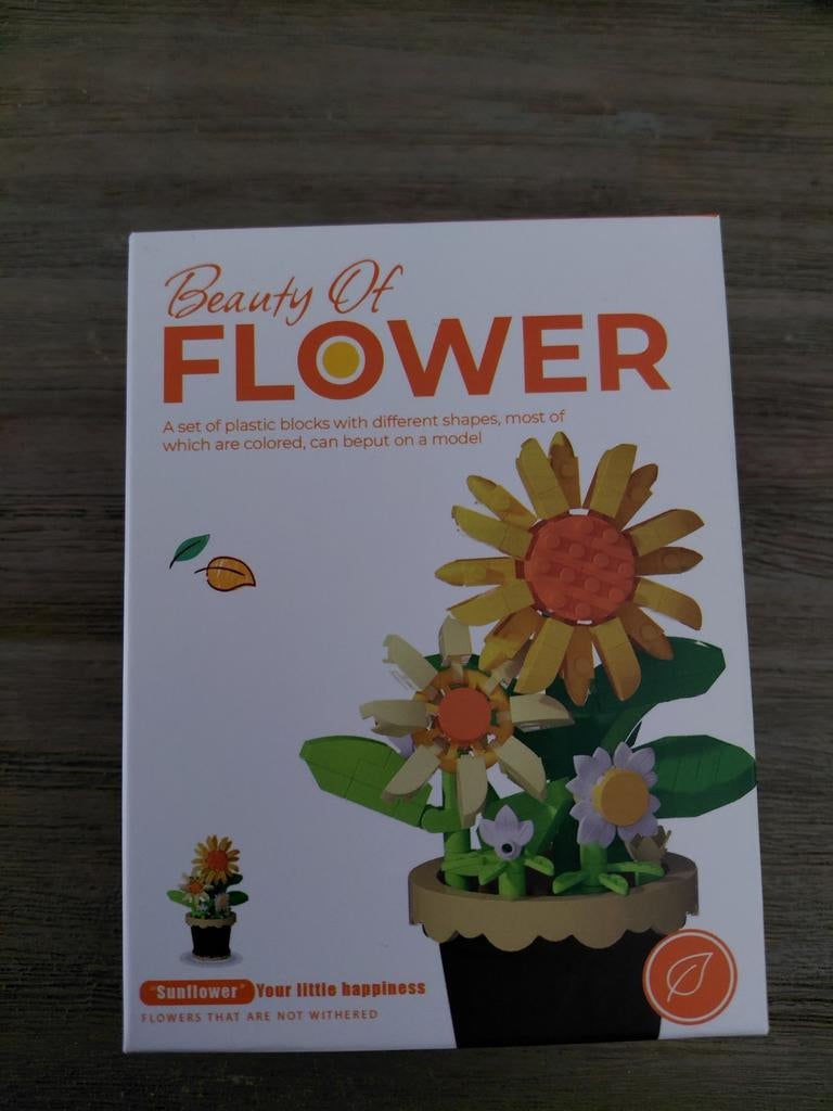 Beauty of flowers model blokjes, Ophalen, Nieuw, 1:50 of kleiner, Figuur of Figuren