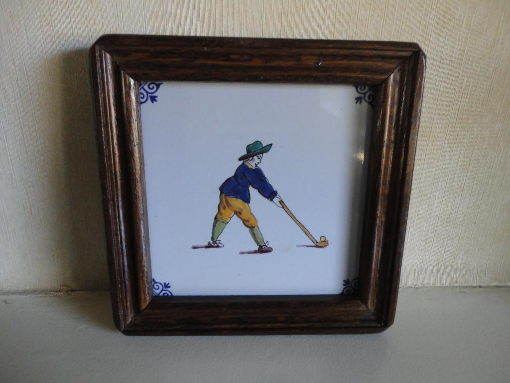 Wandtegeltje , Westraven., Ophalen of Verzenden, Gebruikt