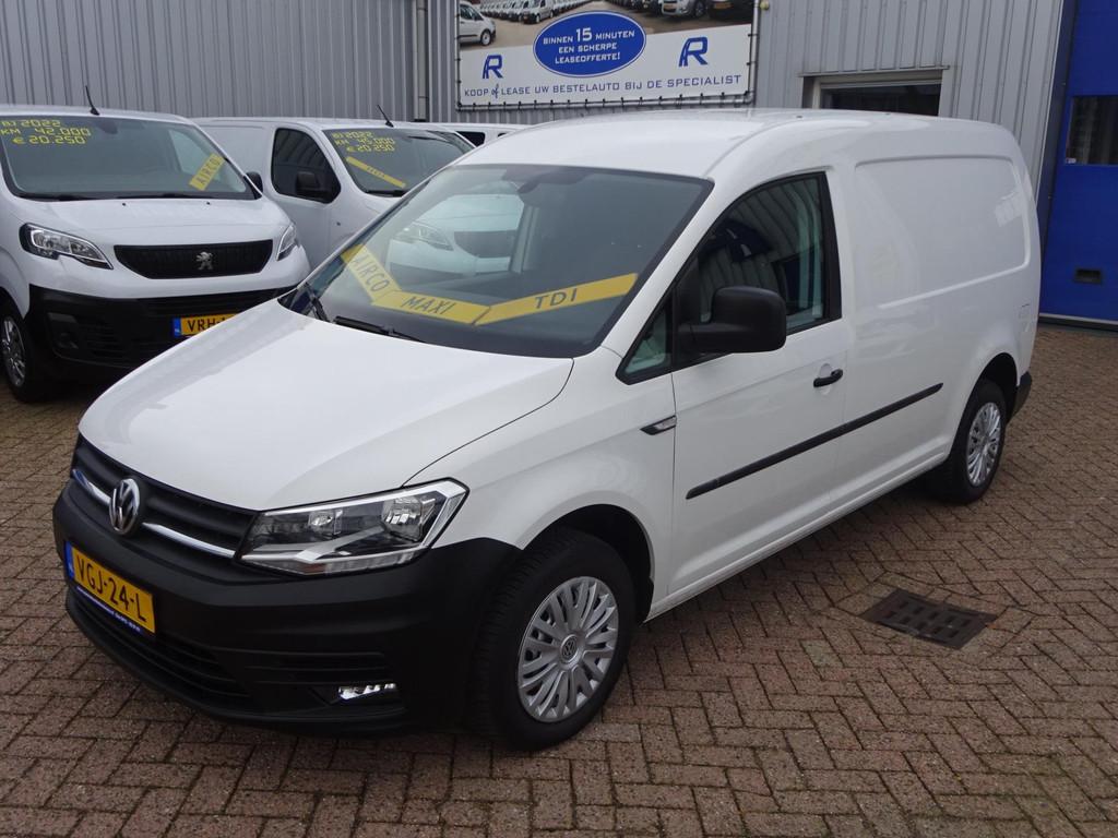 Volkswagen Caddy 2.0 TDI L2H1 VW MAXI LAADRUIMTE INRICHTING, Auto's, Stof, Gebruikt, 4 cilinders, Volkswagen