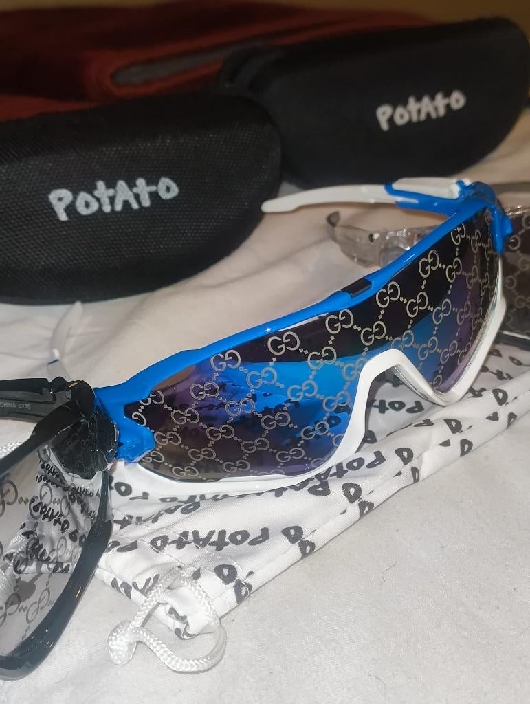 IMRAN POTATO (Oakley x Gucci), LV & GUCCI BRILLEN, Zonnebril, Zwart, Nieuw, Ophalen of Verzenden