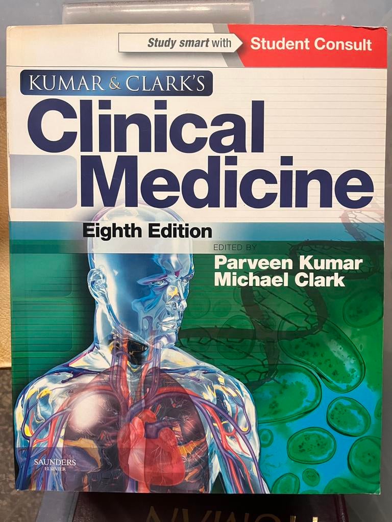 Kumar & Clark’s Clinical Medicine 8th edition, Ophalen of Verzenden, Zo goed als nieuw, Programmeertaal of Theorie