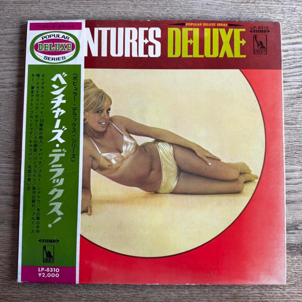 The Ventures Deluxe LP Vinyl 1968 Japan Rock Surf Red Wax, Ophalen of Verzenden, Gebruikt, 12 inch, Poprock