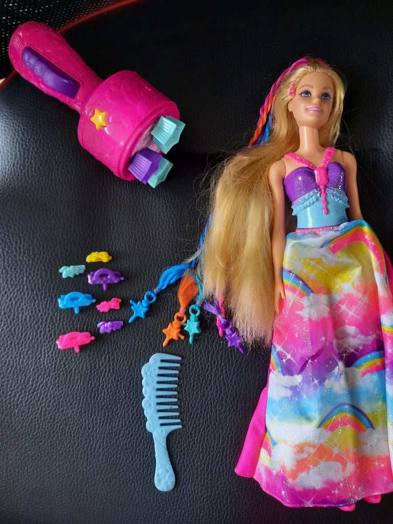 Barbie dreamtopia Mermaid met accesories, Ophalen of Verzenden, Zo goed als nieuw, Barbie