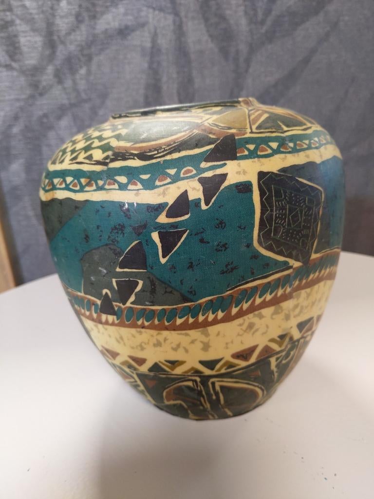 Decoratieve Imari vaas met patronen, Ophalen of Verzenden