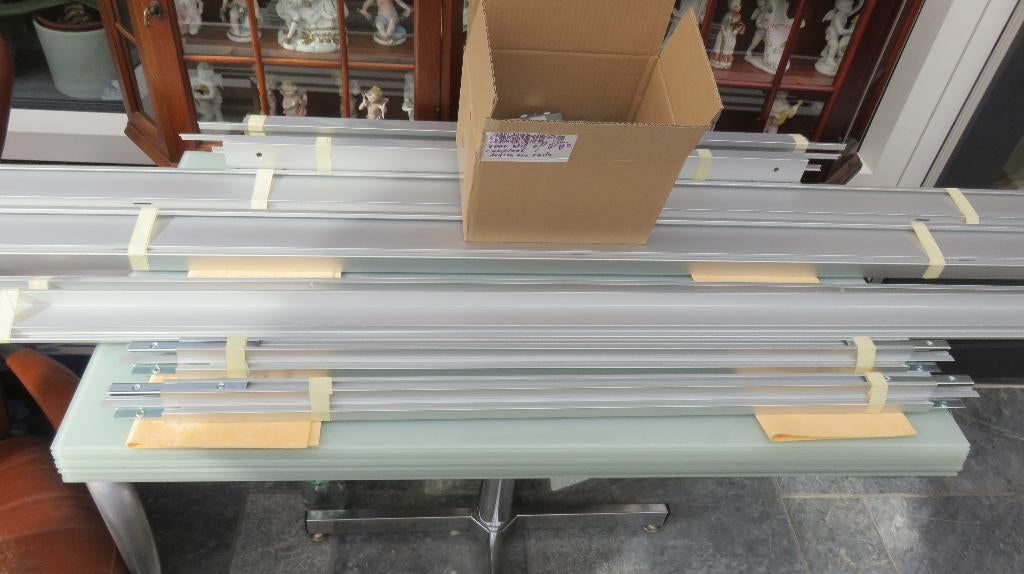 Pax kast schuifdeuren 200x236 z.g.a.n., Ophalen, 200 cm of meer, Glas, Zo goed als nieuw