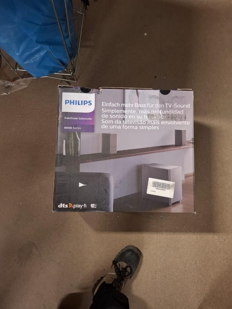 Philips Draadloze subwoofer TAW8506 | DLS18897, Prins Bernhardplein 200, 1097JB Amsterdam, TP-Vision Europe, Nieuw, Ophalen of Verzenden