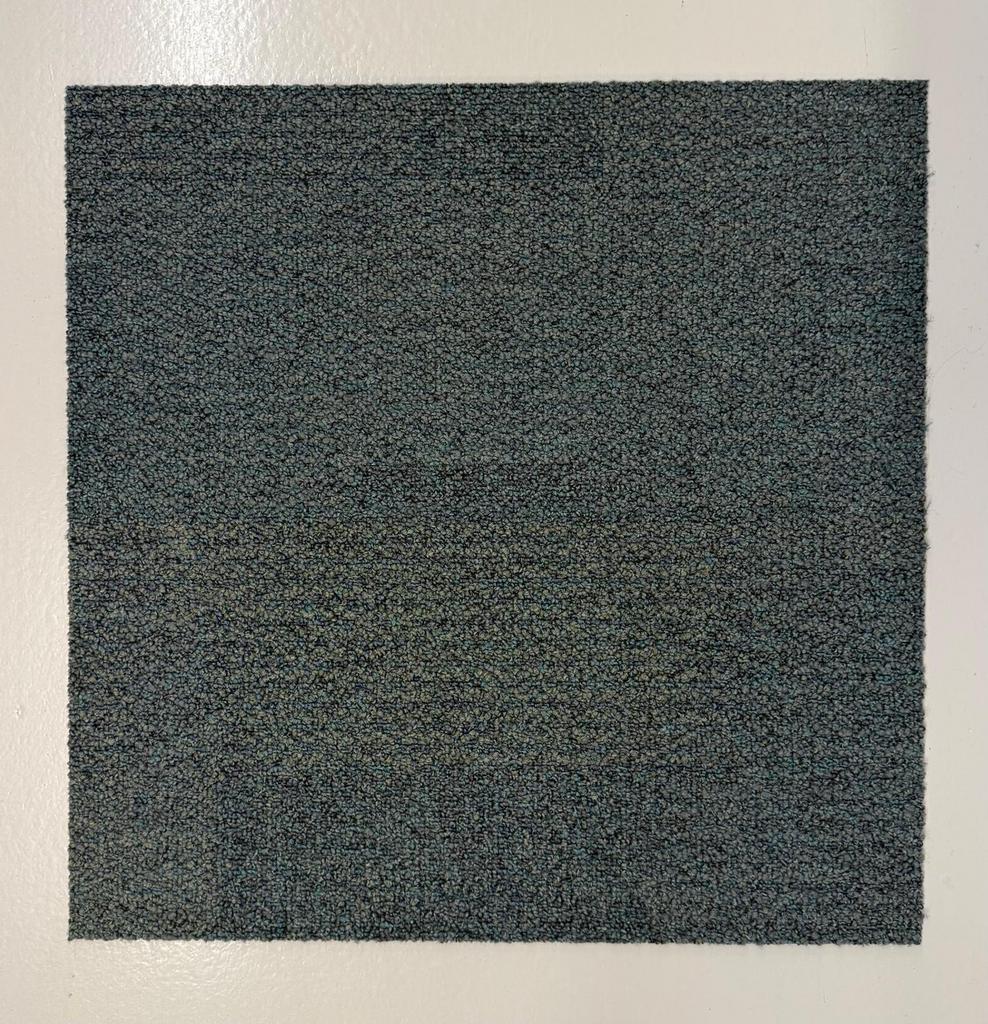 Refurbished Tapijttegels 50x50 cm - Petrol Projectkwaliteit, Ophalen, Gebruikt, Blauw, Vierkant