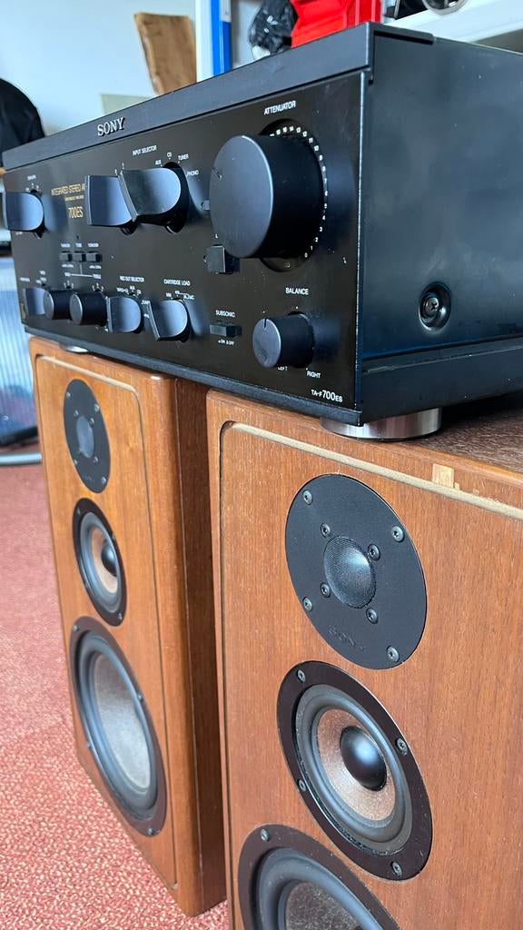 Sony TA F700ES  + SS-B5 ES, Ophalen, Zo goed als nieuw, Speakers, Sony