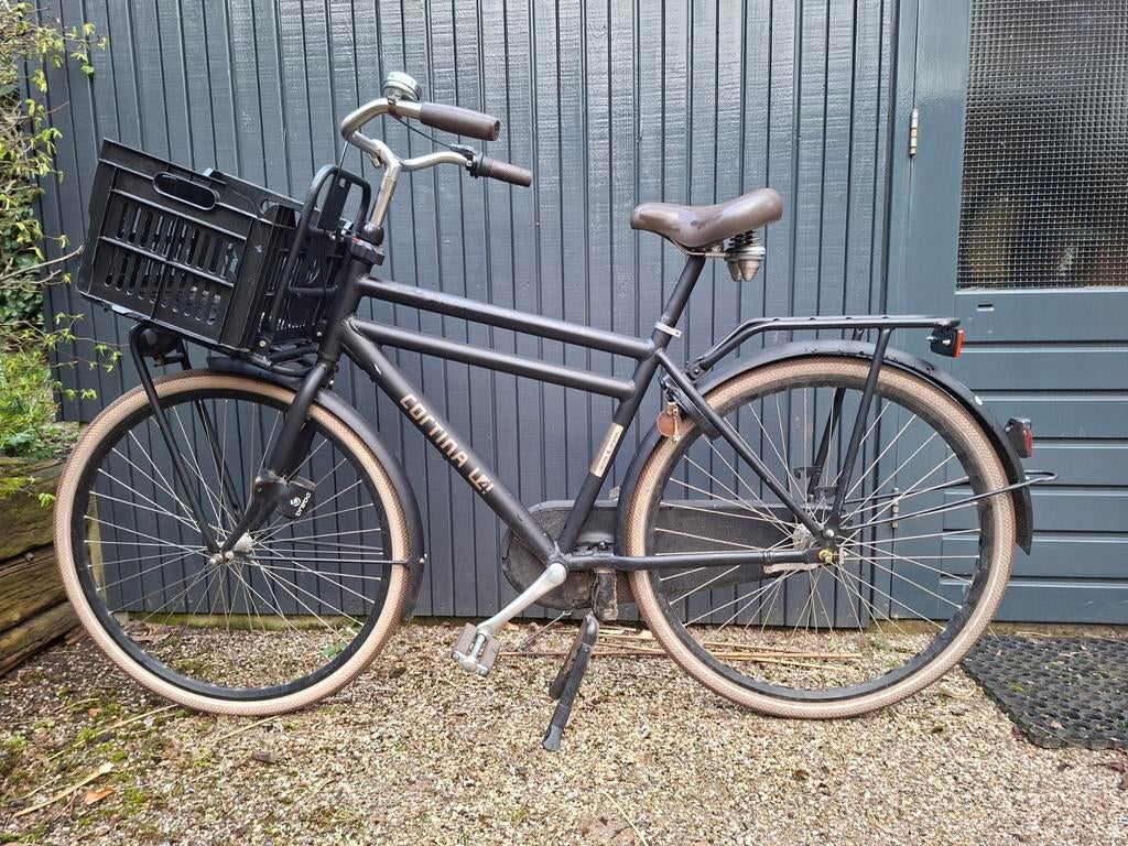 Cortina U4 Transportfiets R3 herenfiets zwart, 50, Fietsen en Brommers, Fietsen | Heren | Herenfietsen, Ophalen of Verzenden, Gebruikt