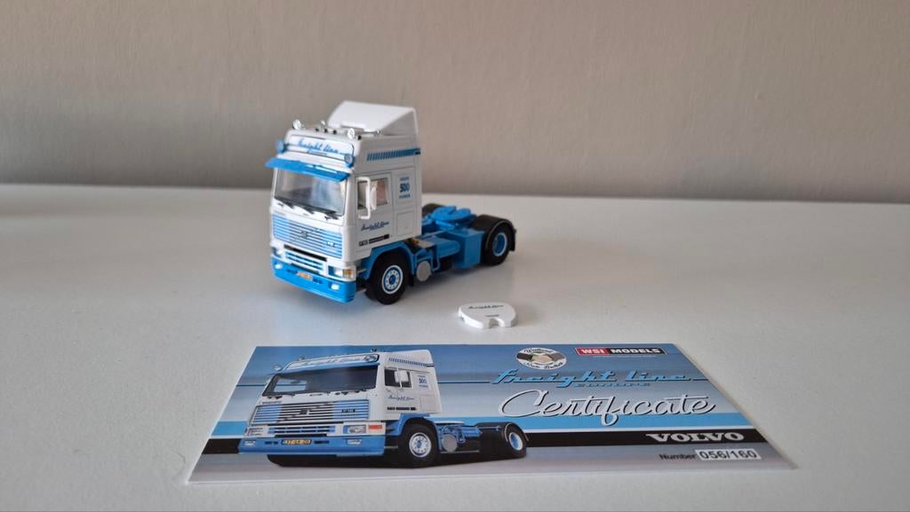 Volvo f16 Freight Line Europe wsi, Hobby en Vrije tijd, Modelauto's | 1:50, Ophalen of Verzenden, Zo goed als nieuw, Bus of Vrachtwagen