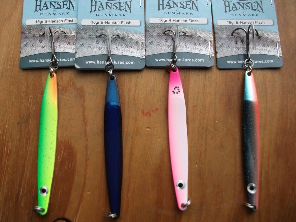 16 grams Hansen Flash roofvis lepels / kunstaas lepels, Ophalen of Verzenden, Nieuw, Overige typen