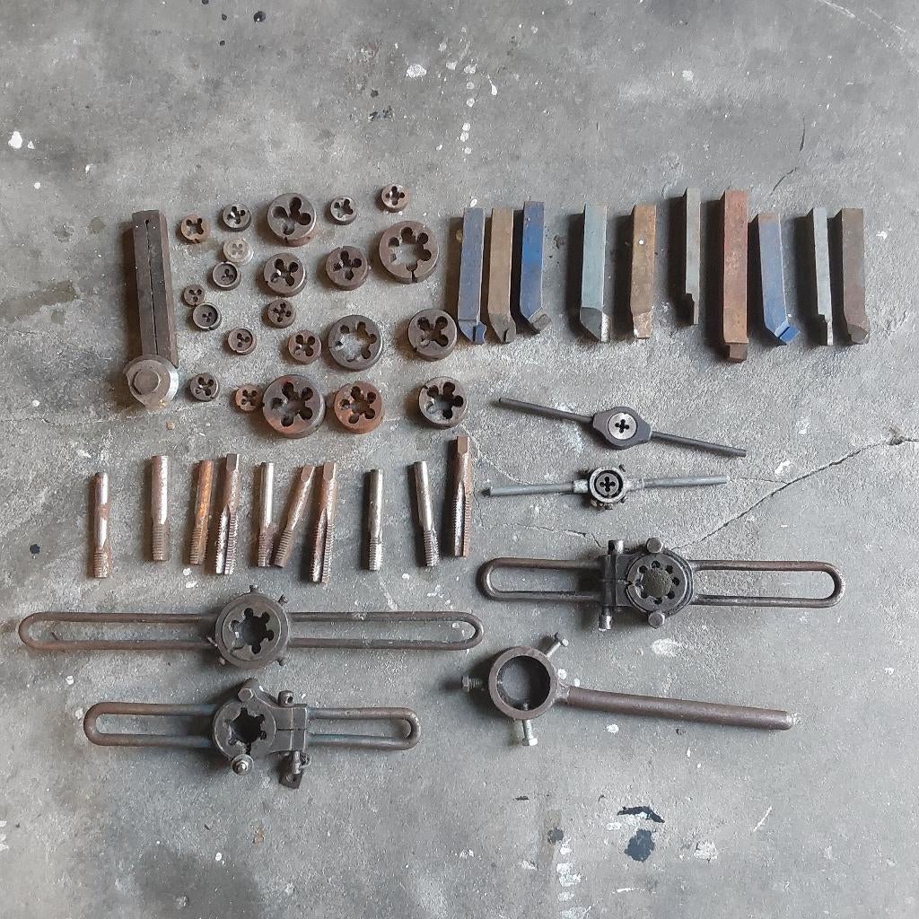 Draaibank beitels en tap onderdelen, Doe-het-zelf en Verbouw, Ophalen, Gebruikt, Metaaldraaibank, Minder dan 500 mm