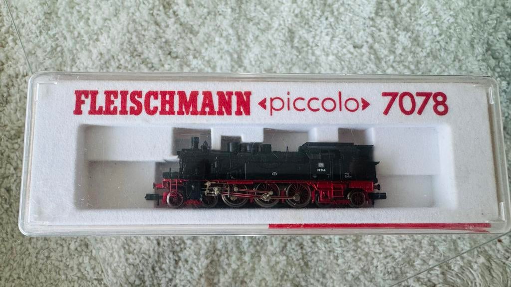 Fleischmann stoomlocomotief 7078 (digitaal), Hobby en Vrije tijd, Modeltreinen | N-Spoor, Gebruikt, Fleischmann, Ophalen of Verzenden