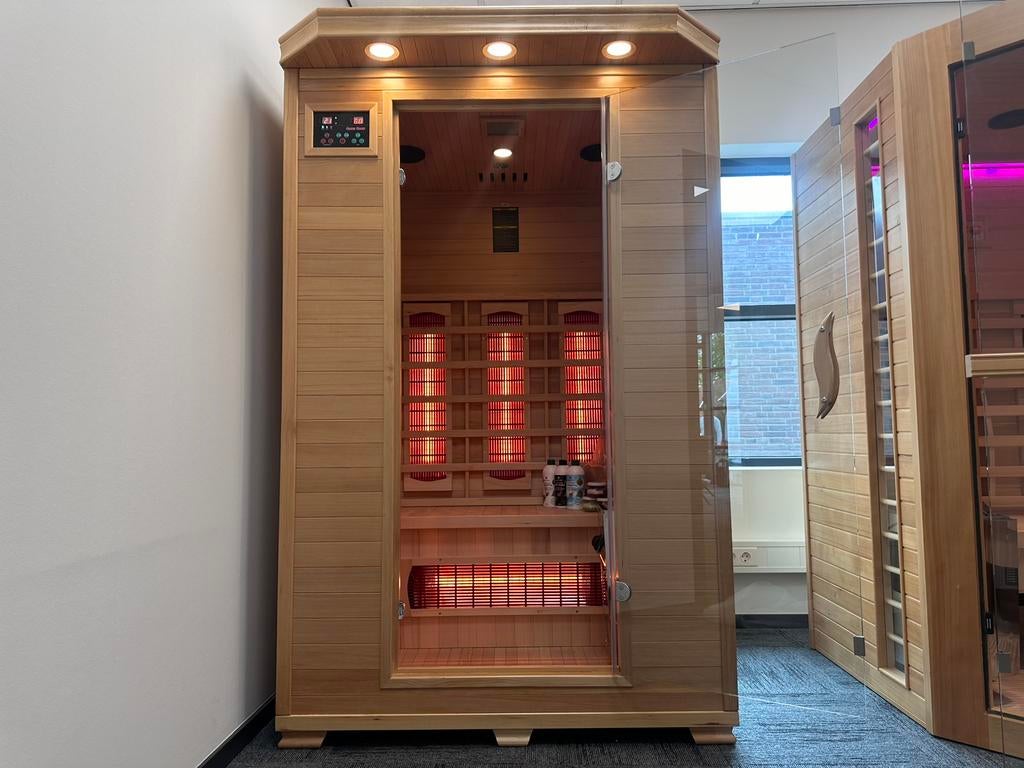 🐣 Nieuwe Combi Sauna Infrarood + Finse  | Direct leverbaar