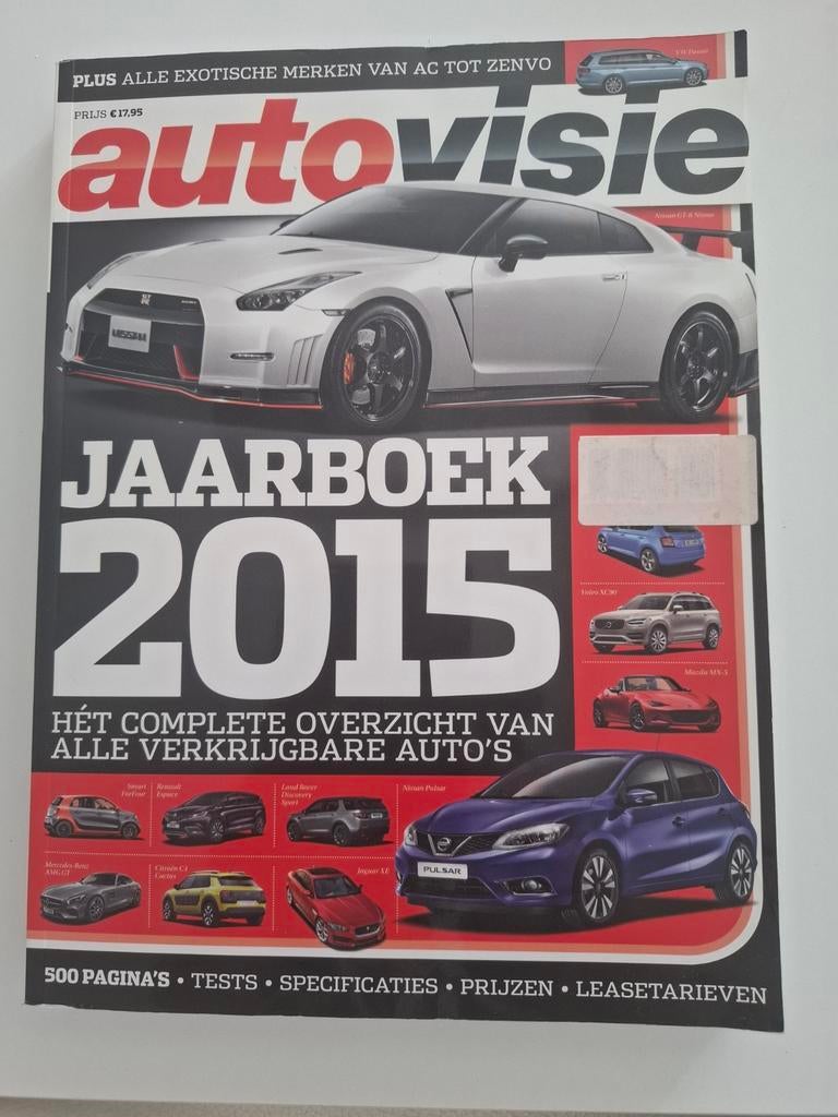 Autovisie Jaarboek 2015, Ophalen of Verzenden, Gelezen, Onbekend